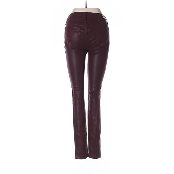 Hudson Jeans size 25 Burgundy coated - Picture 2 of 2